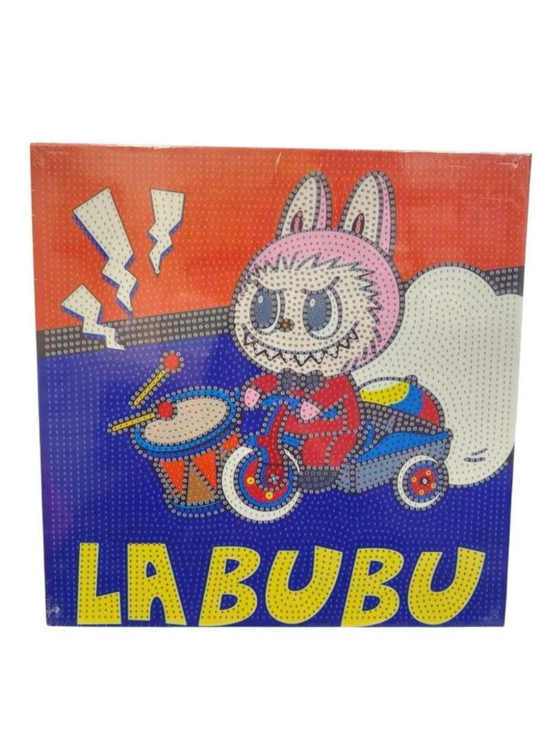 طقم الرسم بالألماس للأطفال، ينمي مهارات التركيز والصبر، ويحسن التنسيق البصري، مقاس 30 × 30 سم - Image 1